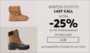 Nur heute 25% Rabatt auf ausgew&auml;hlte Schuhe, Taschen und Accessoires bei eSchuhe