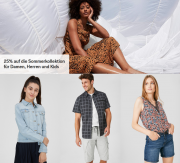 Nur heute 25% Rabatt auf die Sommerkollektion f&uuml;r Damen, Herren und Kids im C&A Shop