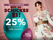 Nur heute 25% Rabatt auf Kleider & R&ouml;cke bei Sheego