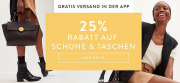 Nur heute 25% Rabatt auf Schuhe und Taschen f&uuml;r Damen und Herren im Mirapodo Shop