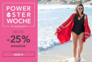Nur heute 25% Rabatt On Top auf Bademode im Sheego Shop
