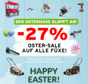Nur heute 27% Rabatt auf das komplette Sortiment bei Fuxtec