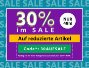 Nur heute 30% Extra-Rabatt auf alle bereits reduzierte Artikel im Sale bei Jeans Direct