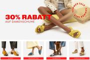 Nur heute 30% Extra-Rabatt auf alle Damenschuhe bei Mirapodo
