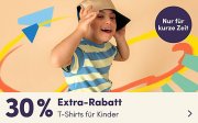 Nur heute 30% Extra-Rabatt auf alle T-Shirts f&uuml;r Kids bei MyToys