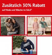 Nur heute 30% Extra-Rabatt auf bereits reduzierte Mode und W&auml;sche im Sale bei NKD