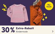 Nur heute 30% Extra-Rabatt auf die komplette Kindermode bei MyToys