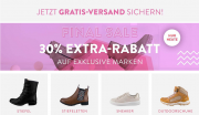 Nur heute 30% Extra-Rabatt auf exklusive Schuhmarken + gratis Versand bei Mirapodo