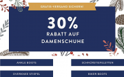 Nur heute 30% Rabatt auf alle Damenschuhe + gratis Versand bei Mirapodo