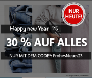 Nur heute 30% Rabatt auf das komplette Sortiment inkl. Sale bei Jeans Direct