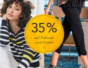 Nur heute: 35% Rabatt auf Pullover und Hosen bei Baur.de