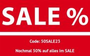 Nur heute 50% Extra-Rabatt auf alle bereits reduzierte Artikel im Sale bei NKD