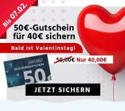 Nur heute 50&euro; Geschenkgutschein zum Ausdrucken f&uuml;r nur 40&euro; bestellen bei Jeans Direct