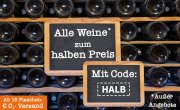 Nur heute: 50% Rabattgutschein auf alle Weine bei Weinvorteil