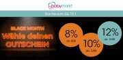 Nur heute 8%, 10% oder 12% Rabatt auf fast alles im BabyMarkt
