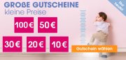 Nur heute bis zu 100 Euro Rabatt auf fast alles im BabyMarkt Shop