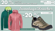 Nur heute bis zu 20% Rabatt auf verschiedene Artikel im Karstadt Shop