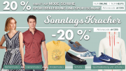 Nur heute bis zu 20% Rabatt auf verschiedene Artikel im Karstadt Shop