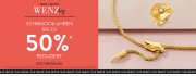 Nur heute bis zu -50% auf Uhren und Schmuck bei Wenz