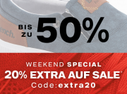 Nur heute bis zu 50% Rabatt im Sale + 20% Extra-Rabatt On Top bei Deichmann