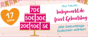 Nur heute bis zu 70 Euro Rabatt auf fast alles im BabyMarkt