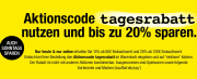 Nur heute im Galeria Kaufhof Online-Shop 15% bis 20% Rabatt