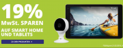 Nur heute MwSt. sparen auf Smart Home und Tablets im Medion Shop