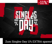 Nur heute zum Singles Day 11% Rabatt auf fast alles bei EMP
