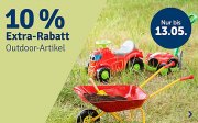 Nur noch heute 10% Extra-Rabatt On Top auf Outdoor-Artikel im MyToys Shop