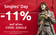 Nur noch heute 11% Rabatt auf das komplette Sortiment bei Bonprix