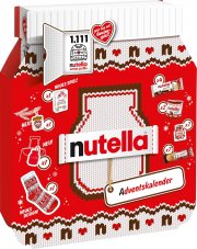 Nutella Adventskalender 2025, mit 24 festlichen Leckereien und nutella Mini-Geschenken