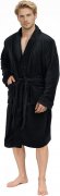 NY Threads Herren Bademantel aus Fleece f&uuml;r 18,98&euro;