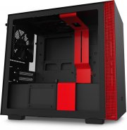 NZXT H210i Tempered Glass Tower-Geh&auml;use schwarz/rot