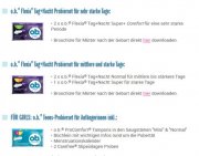 O.B gratis Probiersets Auswahl aus 3 verschiedenen Produkten