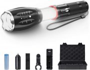 &Ouml;uesen Taktische LED CREE Taschenlampe Extrem Hell 3000 Lumen Wiederaufladbar inkl. Akku