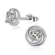 Ohrringe Damen, 925er Sterling Silber, Ohrstecker bei@amazon - 7,99&euro;