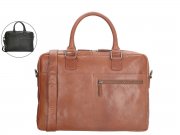 Old West Laptoptasche aus Leder in braun oder schwarz