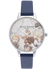 Olivia Burton OB16CS33 Damen Analog Quarz Uhr mit Leder Armband