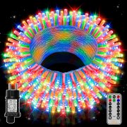 Ollny 40 Meter 400-LED Lichterkette f&uuml;r innen und Au&szlig;en mit Fernbedienung