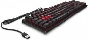 OMEN Encoder Gaming Tastatur Cherry MX red, Anti-Ghosting, N-Key-Rollover, RGB-Beleuchtung