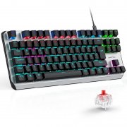OMOTON Gaming Tastatur mit roten Switches f&uuml;r nur 14,94&euro;