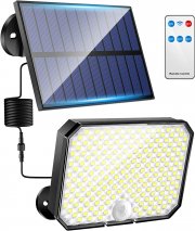 One Fire 190 LEDs Solarlampe mit Bewegungsmelder inkl. Fernbedienung