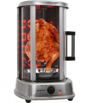 OneConcept Kebap Master Pro Edelstahl Vertikalgrill mit Drehspie&szlig;