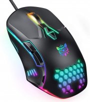 ONIKUMA Gaming Maus mit RGB Beleuchtung und 8 Programmierbaren Tasten