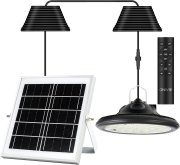 ONIVIB Solar 100 LEDs Outdoor H&auml;ngelampe mit Fernbedienung