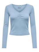 ONLY Damen Langarmshirt mit V-Ausschnitt f&uuml;r 10,50&euro; bei Amazon