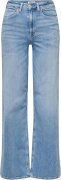 ONLY Damen Onlmadison Blush Hw Wide DNM Cro371 Noos, Light Blue Denim