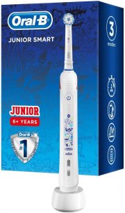 Oral-B Junior Smart Elektrische Zahnb&uuml;rste mit 3 Putzmodi & Bluetooth-App