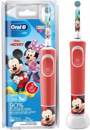 Oral-B Kids Mickey Elektrische Zahnb&uuml;rste f&uuml;r Kinder ab 3 Jahren mit 2 Putzmodi