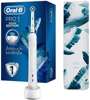 Oral-B PRO 1 750 Design Edition Elektrische Zahnb&uuml;rste mit Drucksensor, Timer & Reiseetui